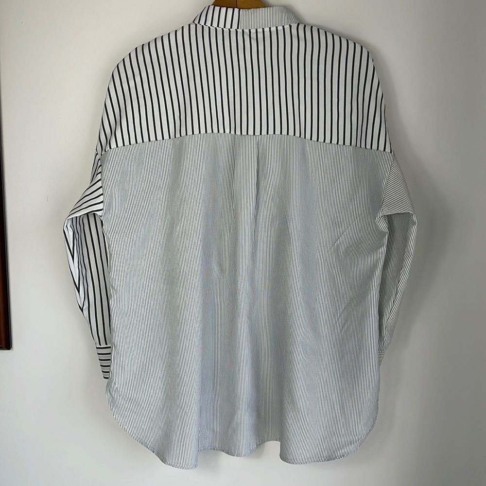 Asymmetrical Button Up Shirt - Picture 2 of 6